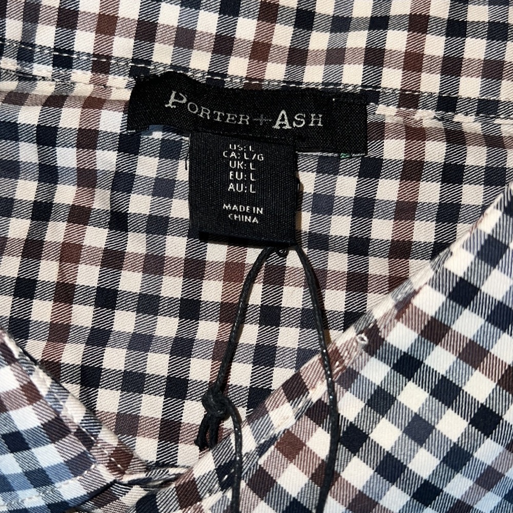 Porter&Ash button up. Size L. NWT. - Picture 3 of 4